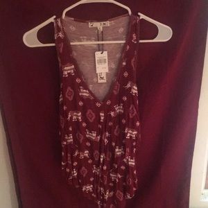 Brand new, cute elephant tank top